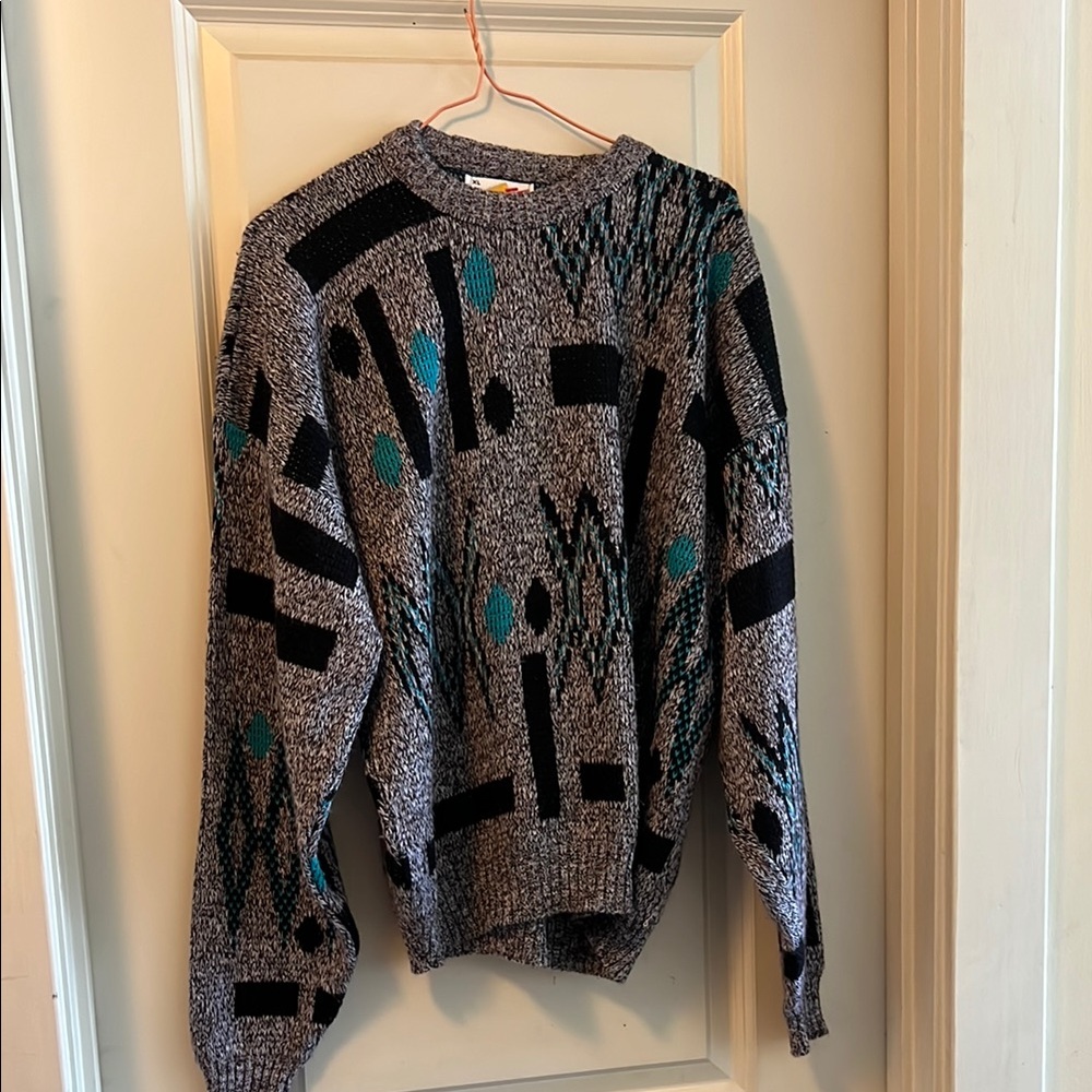 Vintage Patterned Sweater
